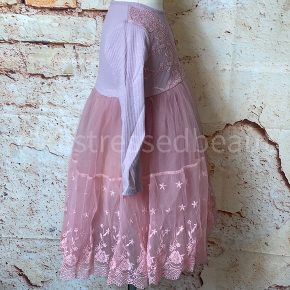 ❌ Pink Baby Doll Princess Lace Dress - Picture 13 of 16